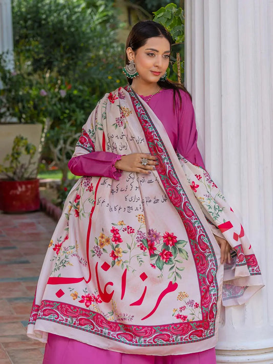 Phool Aur Ghalib  Voile Dupatta