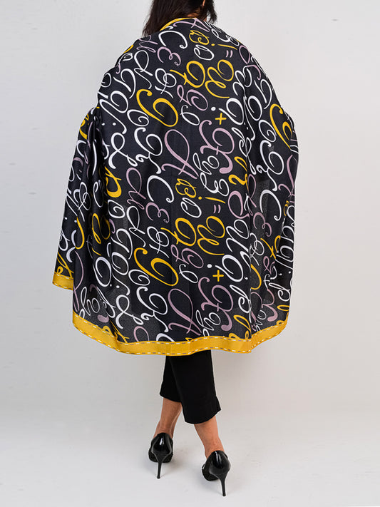 Gold Alpha Shawl