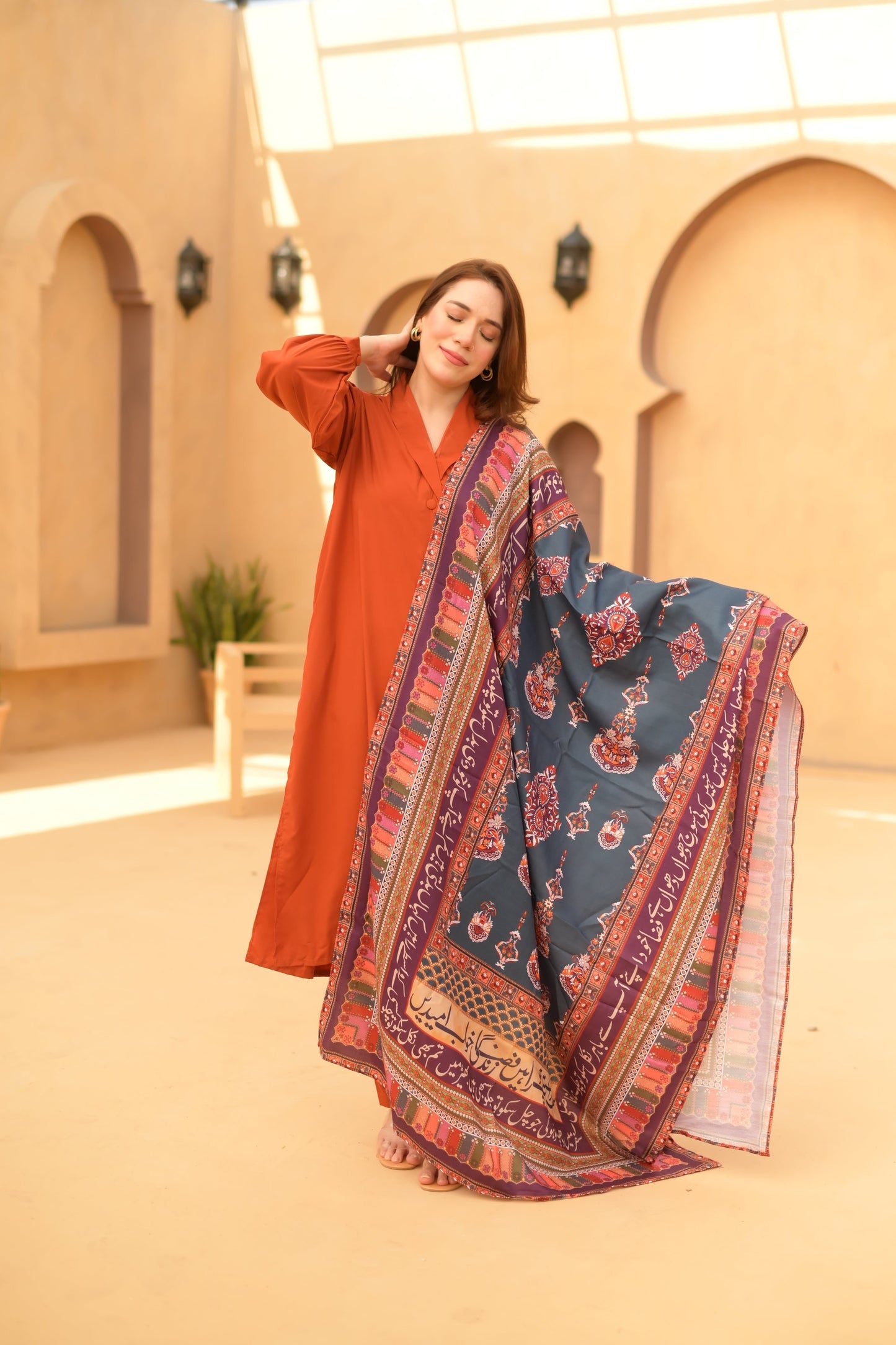 Safar Shawl (Teal)
