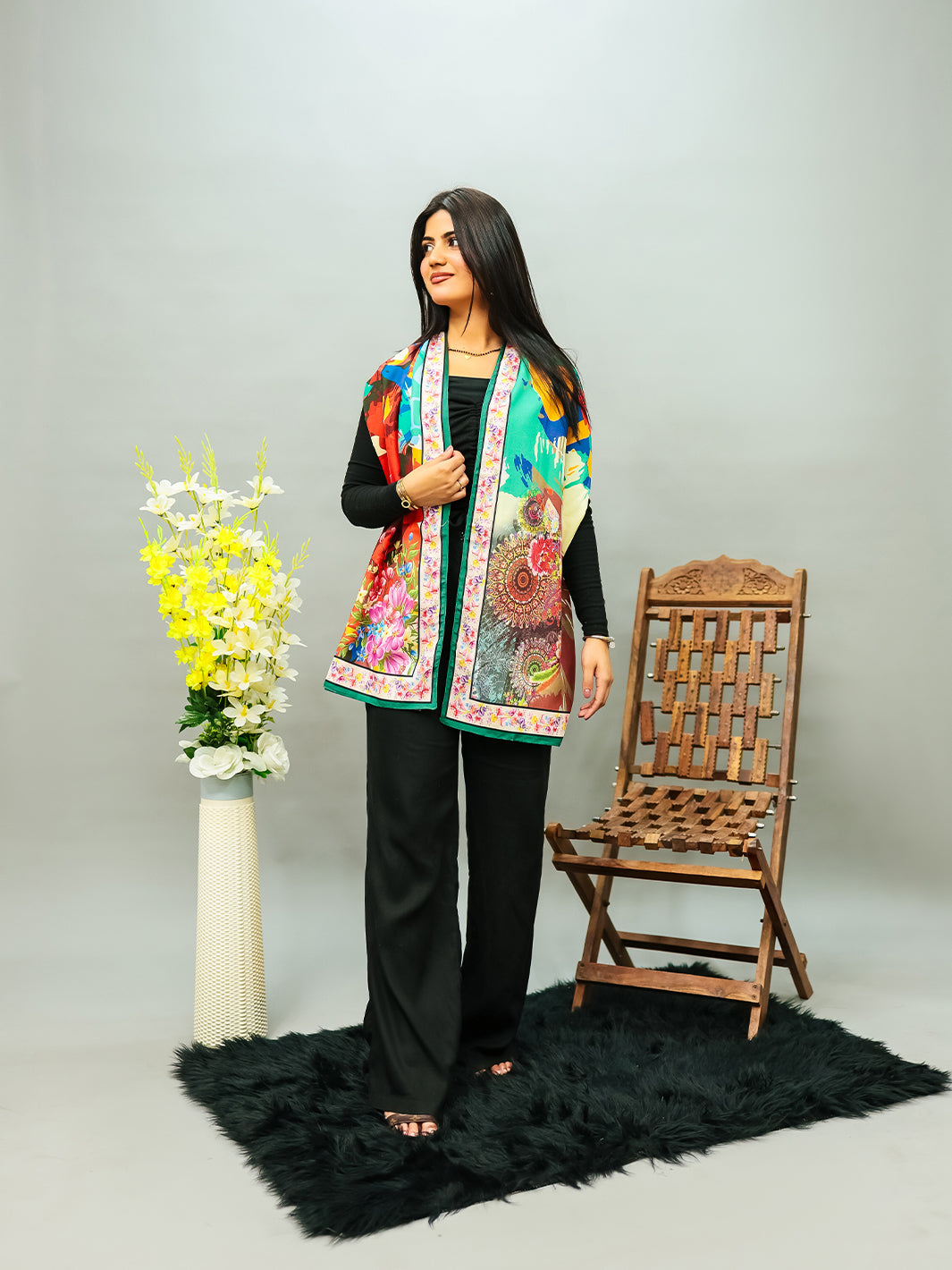 Waqt Ki Rangoli Stole