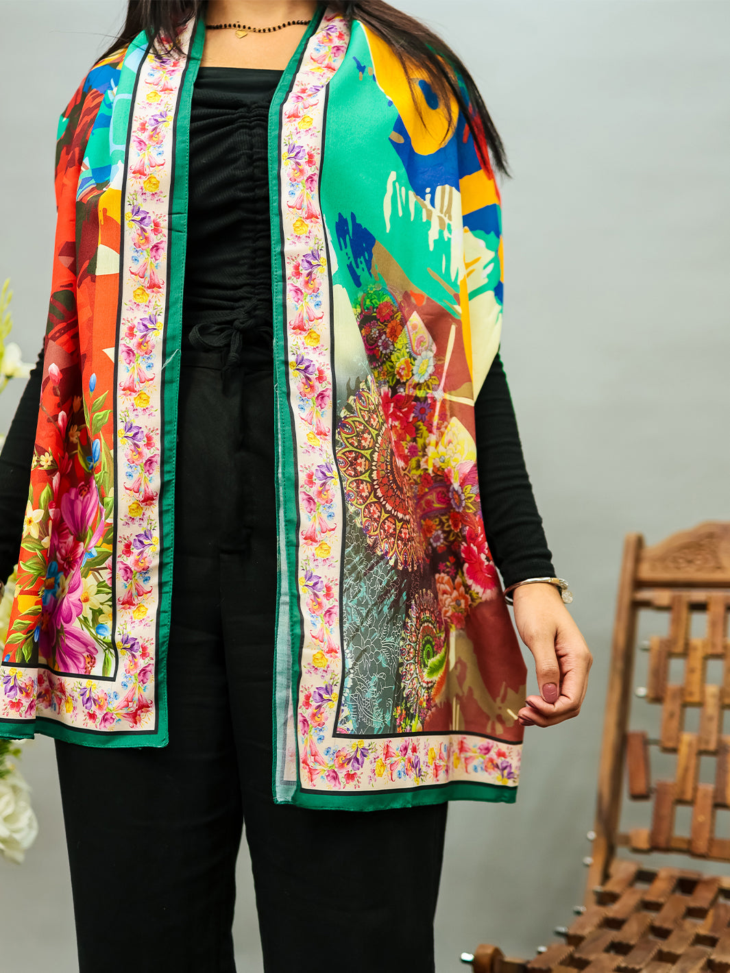 Waqt Ki Rangoli Stole