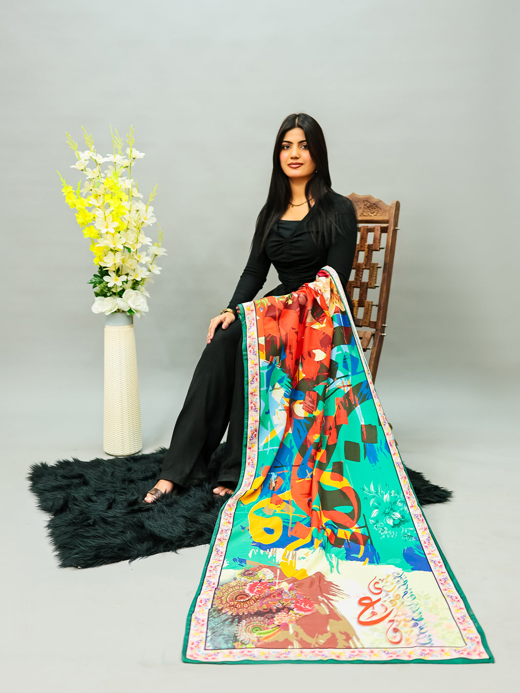 Waqt Ki Rangoli Stole
