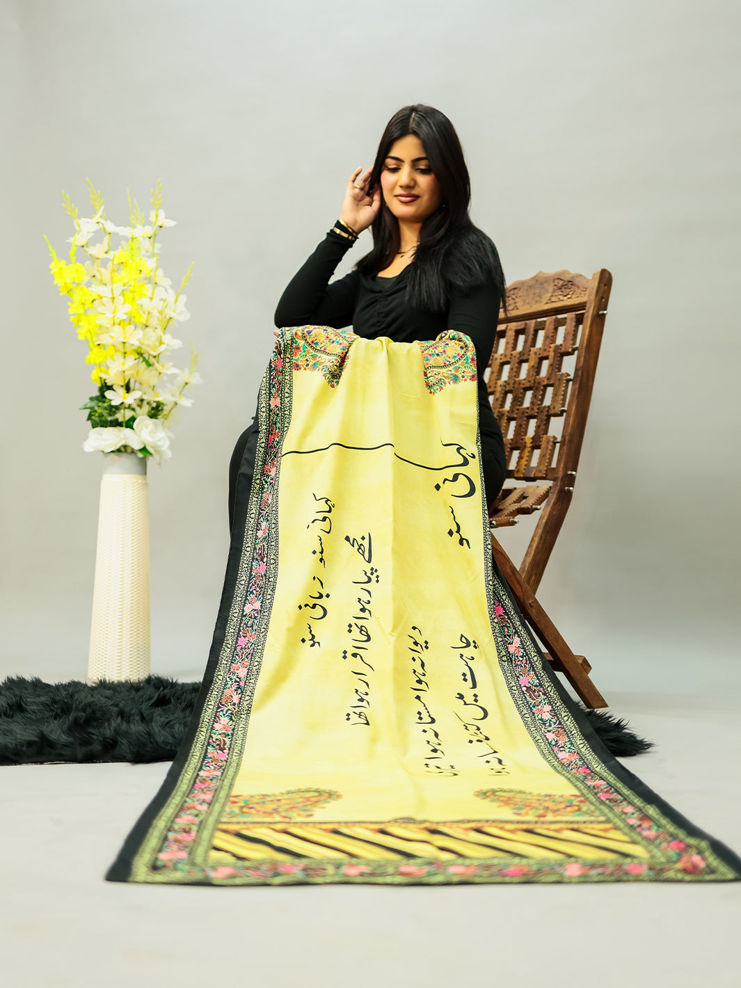 Kahani Suno  Stole (Green)