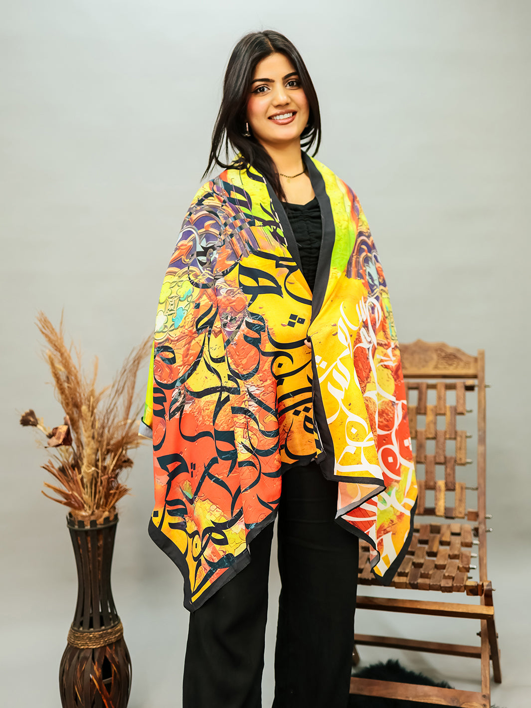 Gulal Stole (Red)