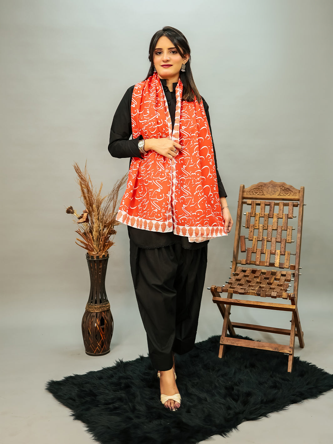 Be Qaida Stole (Orange)