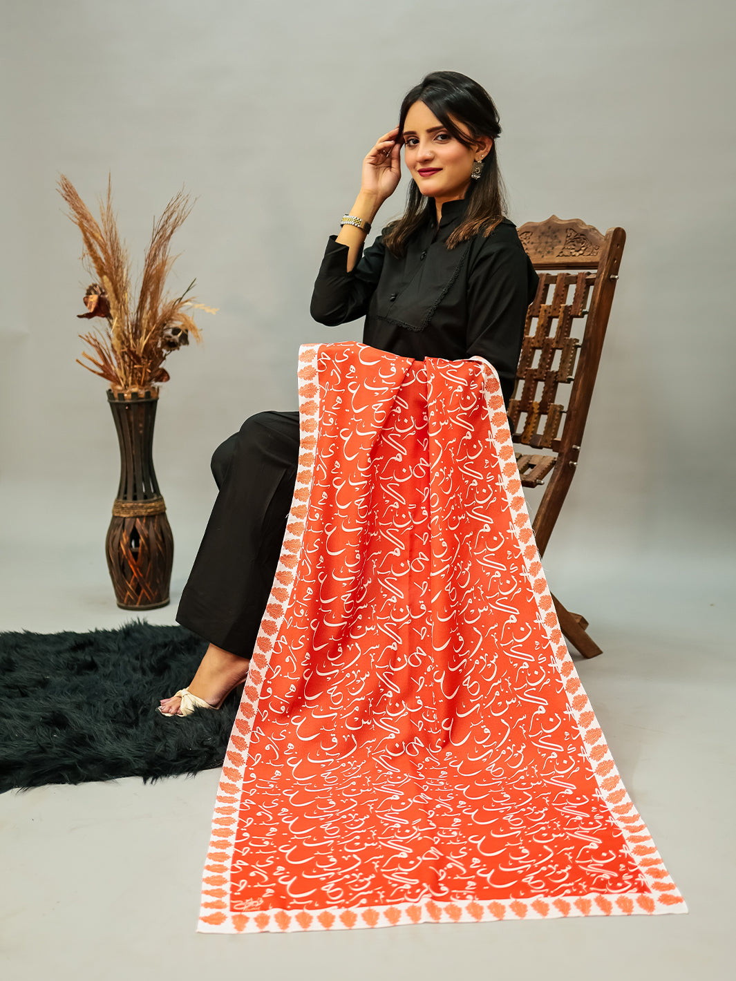 Be Qaida Stole (Orange)