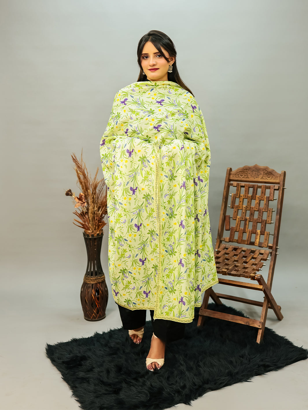 Gul e Gulzar Voile Dupatta