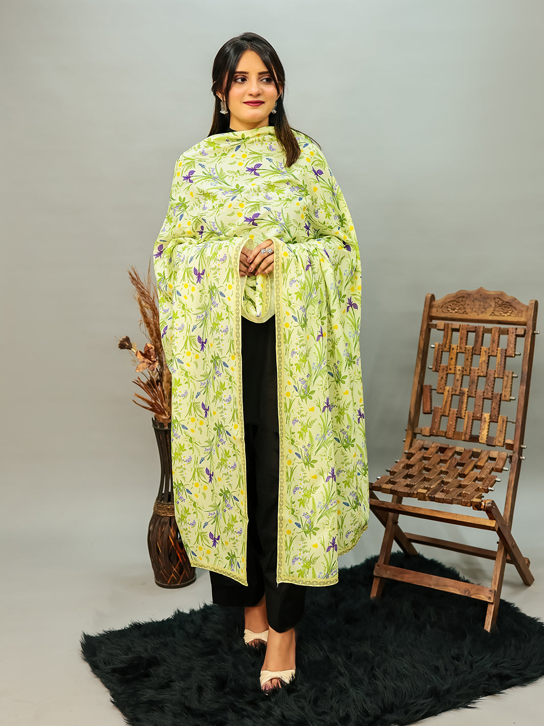 Gul e Gulzar Voile Dupatta