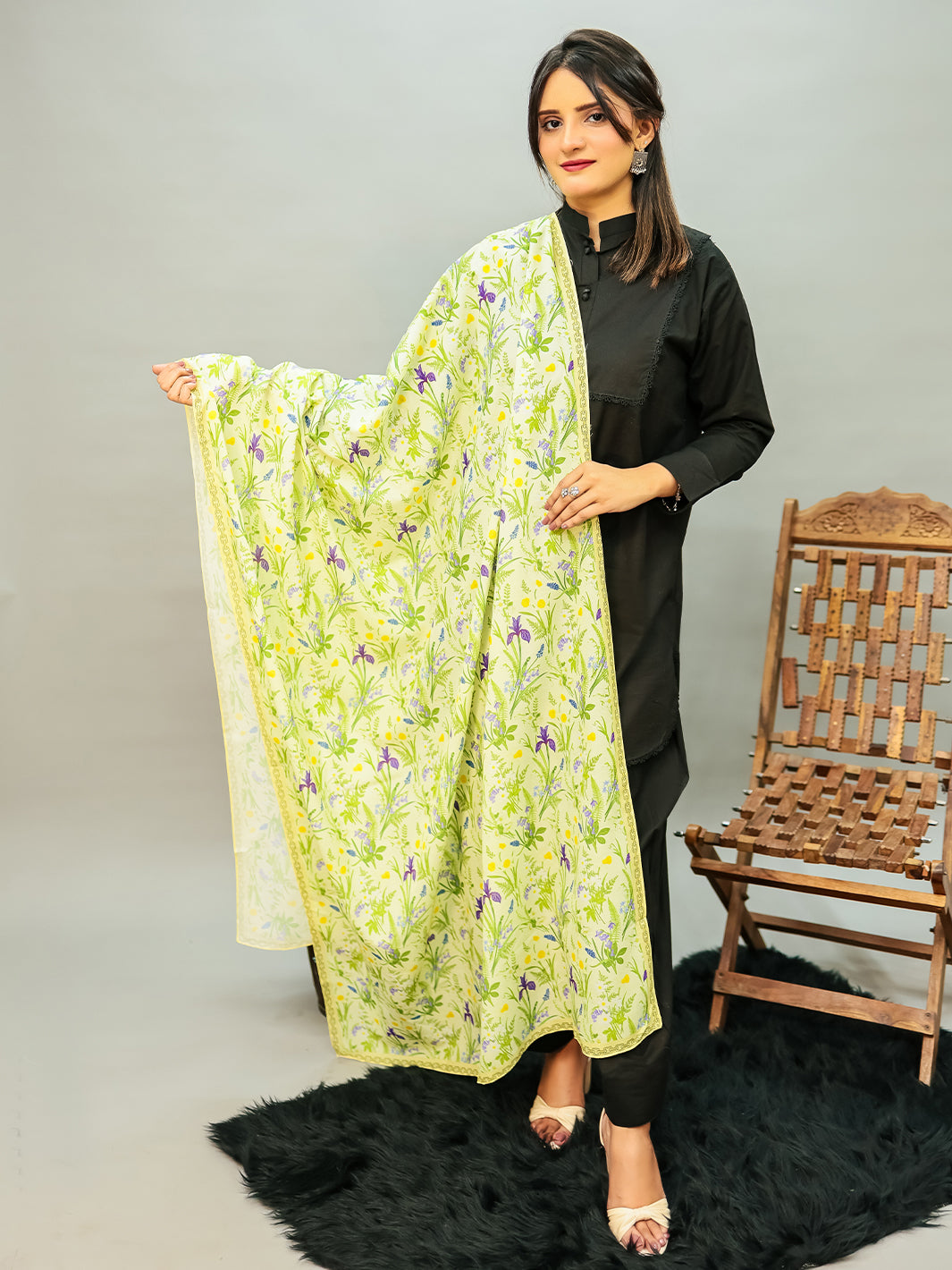 Gul e Gulzar Voile Dupatta