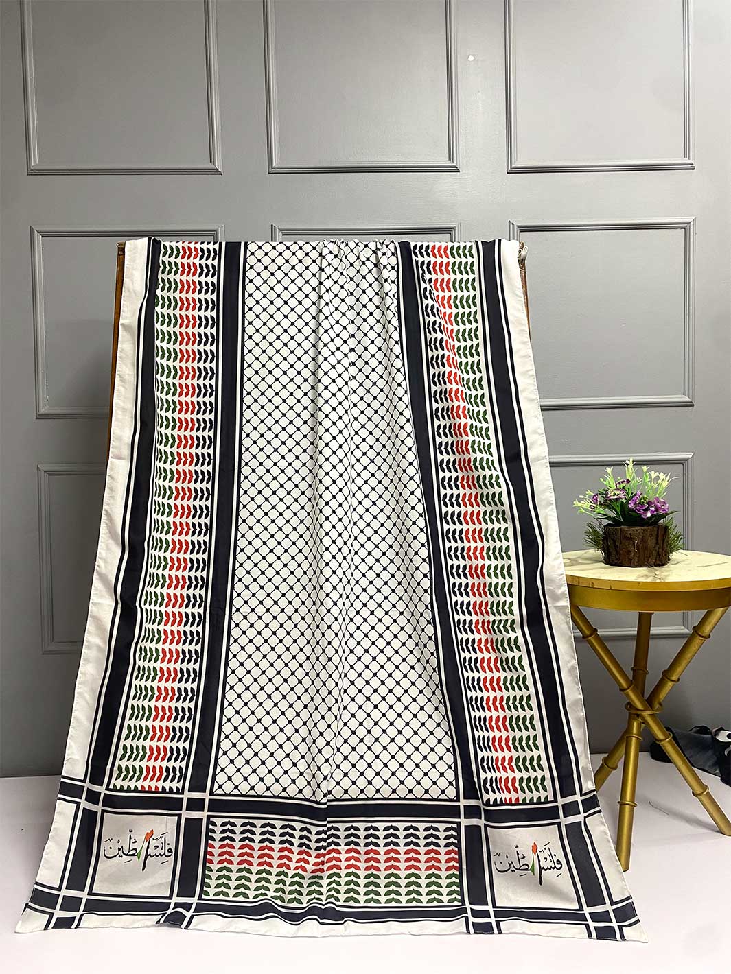 Palestine B&W Dupatta (Multi)