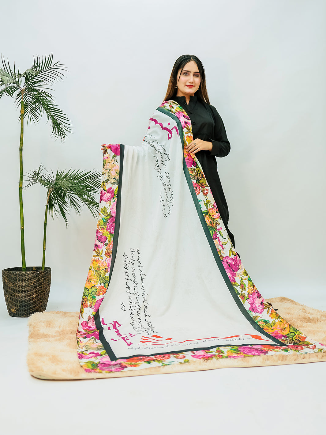 Khushboo Dupatta (White)