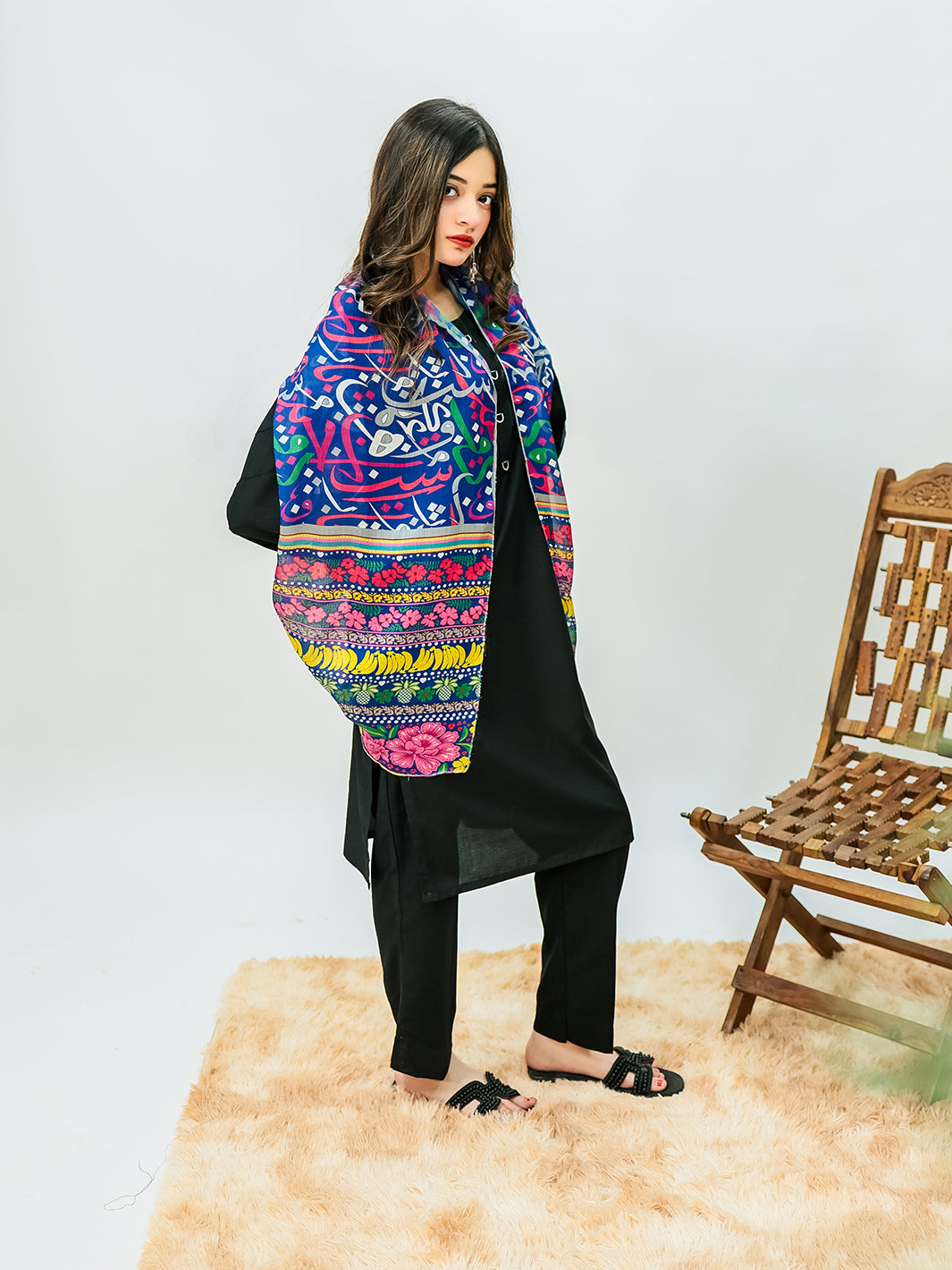 Fruity Stole (Huroof Blue )