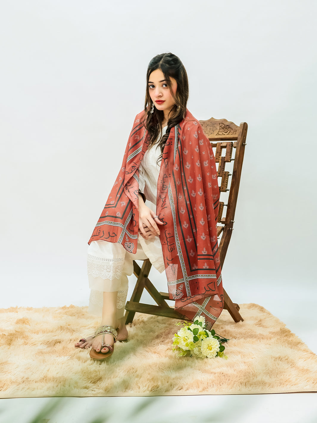 Qalb Lawn Stole