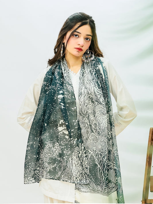 Forest Stole (Black)