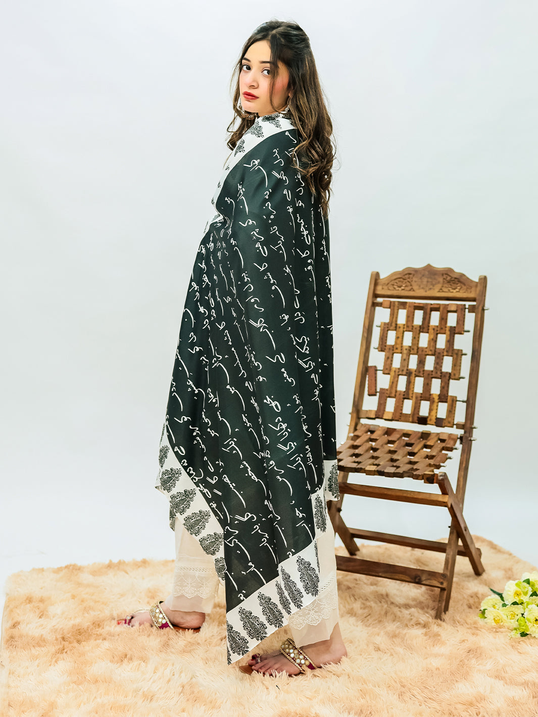 Dastaan Voile Dupatta (Black)