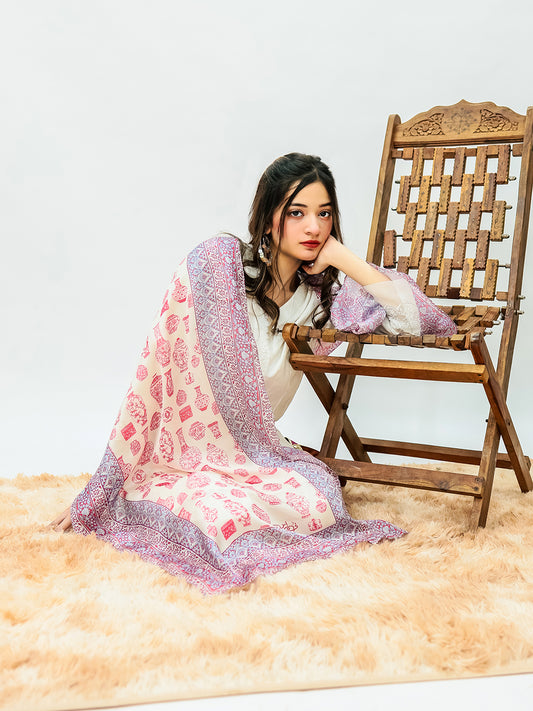 Vase e Faraz Stole (Pink)