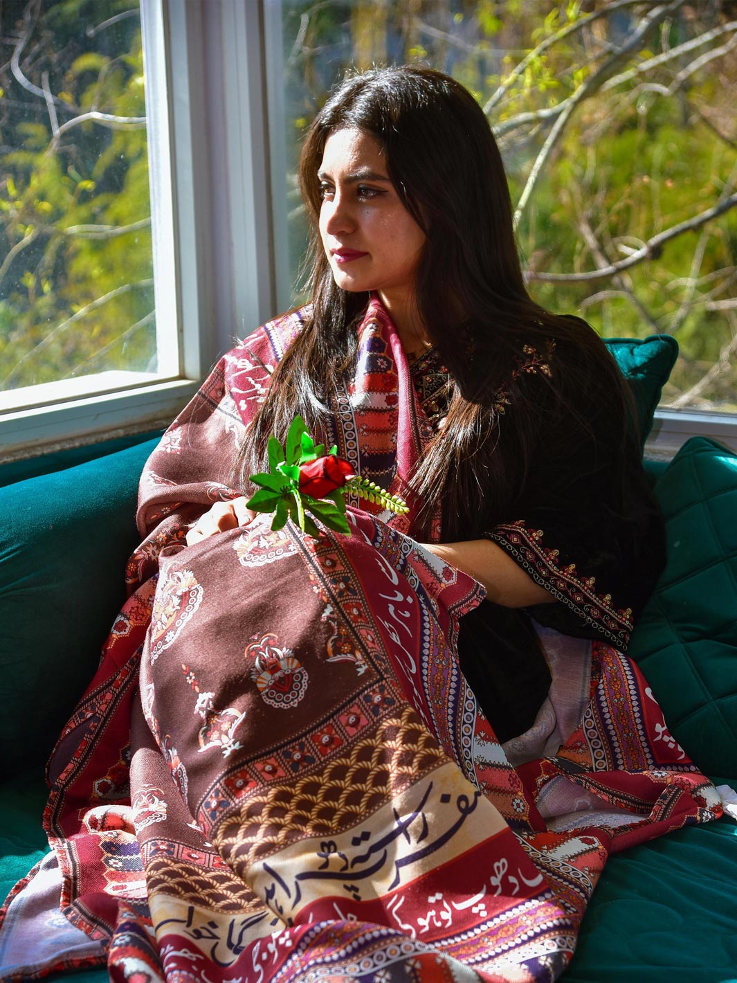 Safar Premium Silk Dupatta (Brown)