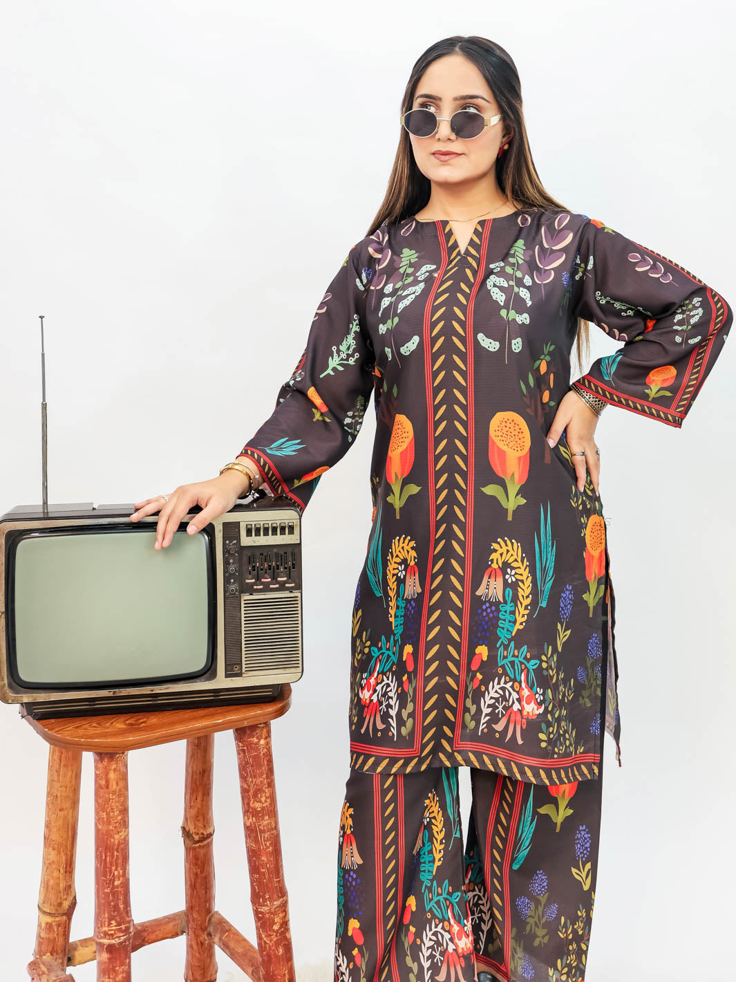 Berry Noir Winter Co-Ord Set