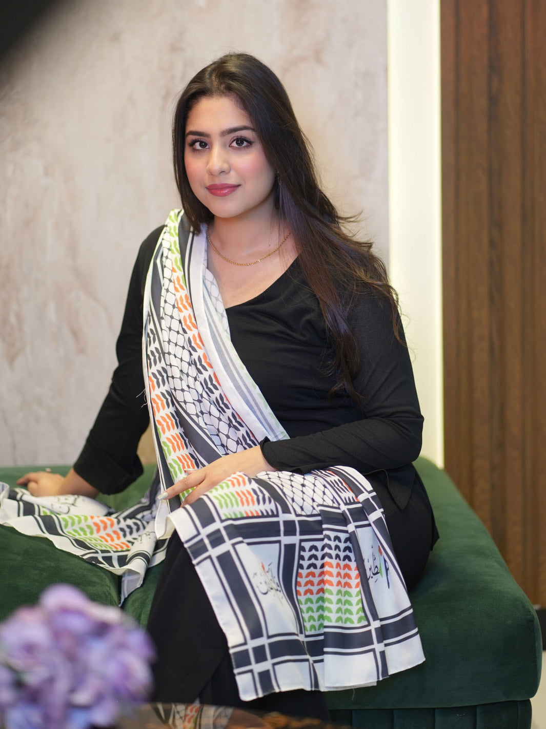 Palestine B&W Dupatta (Multi)