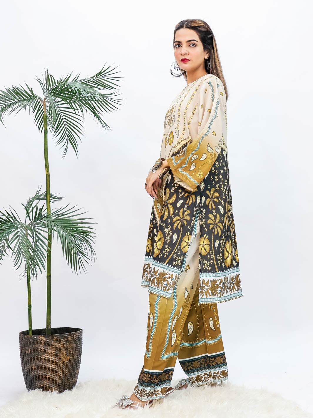 Olive Whisper Winter Co-Ord Set