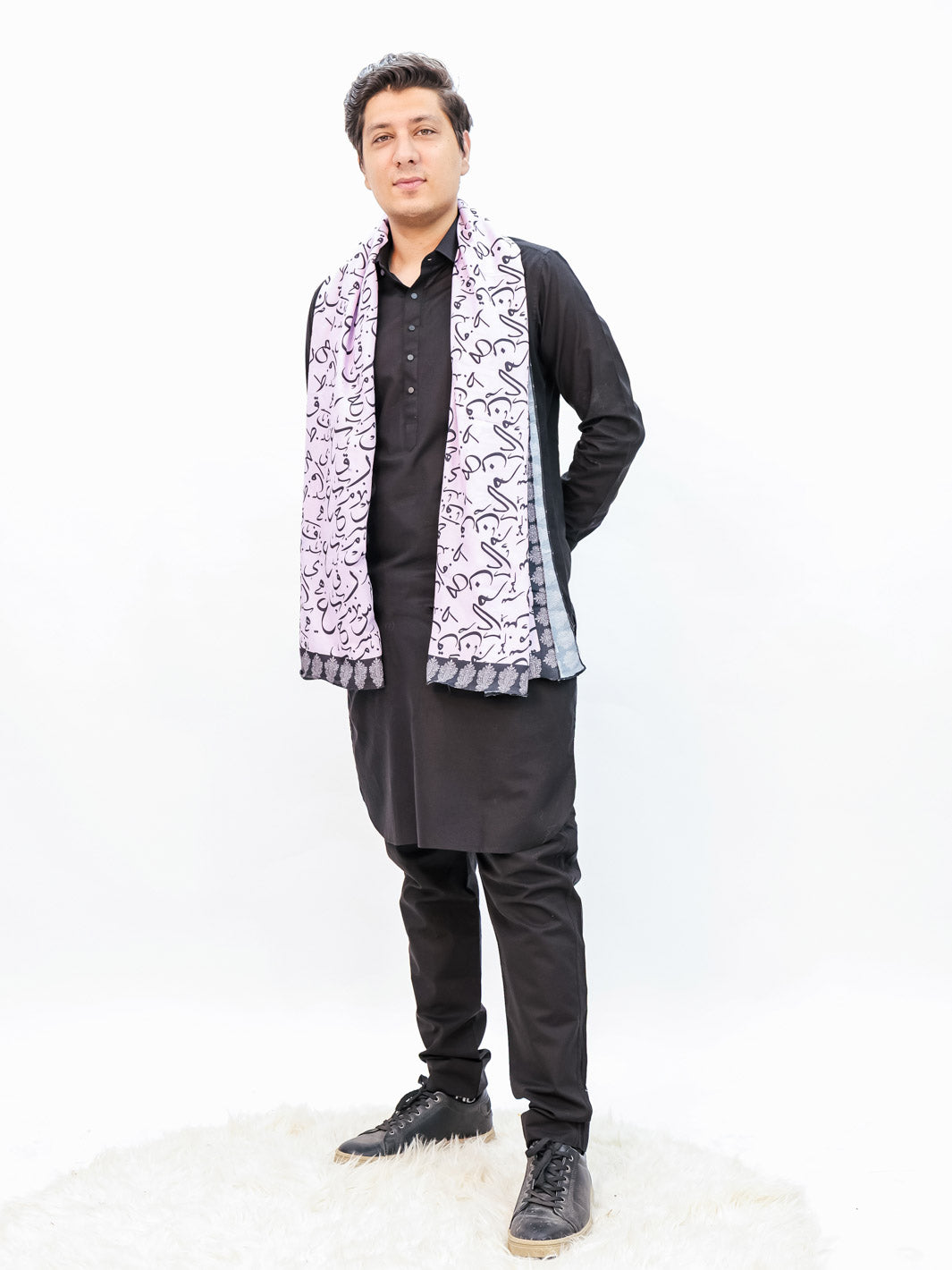 Be Qaida Stole (Lilac-Men)