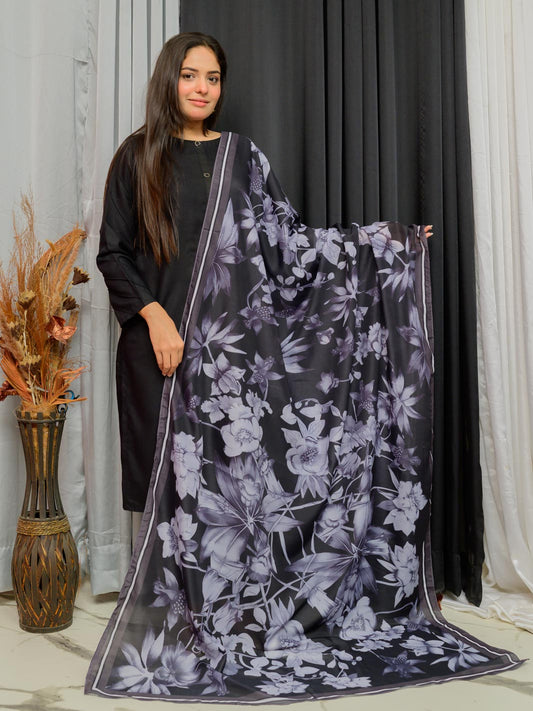 Flower Art Dupatta