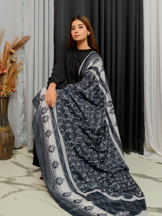 Sitara Falak Dupatta(Black)