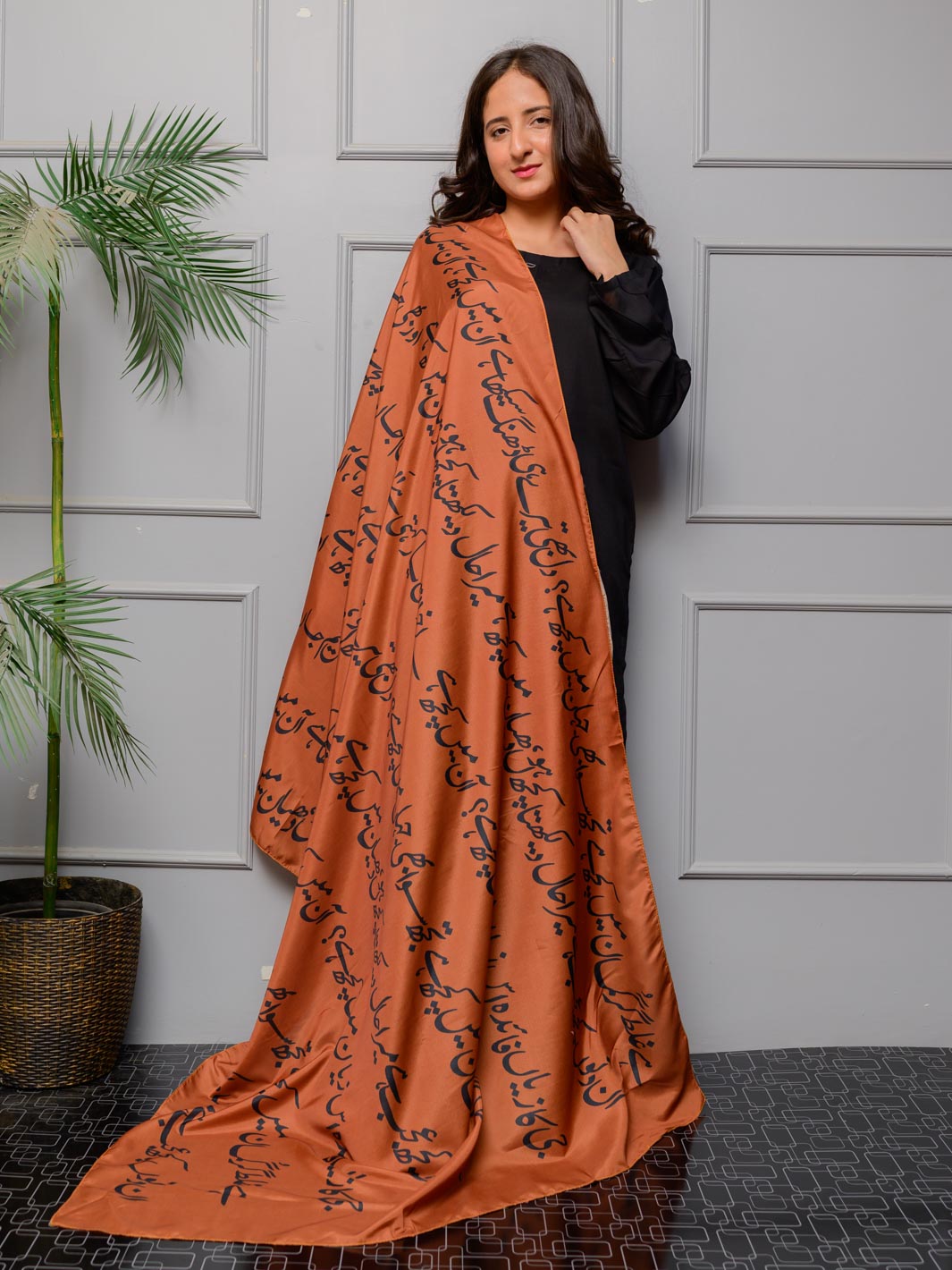 Jahan Dupatta (Brown)