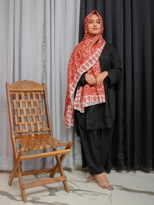 Be Qaida Dupatta (Rust)