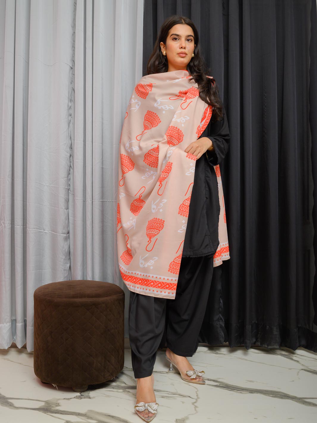 Jhumka Dupatta (Skin)