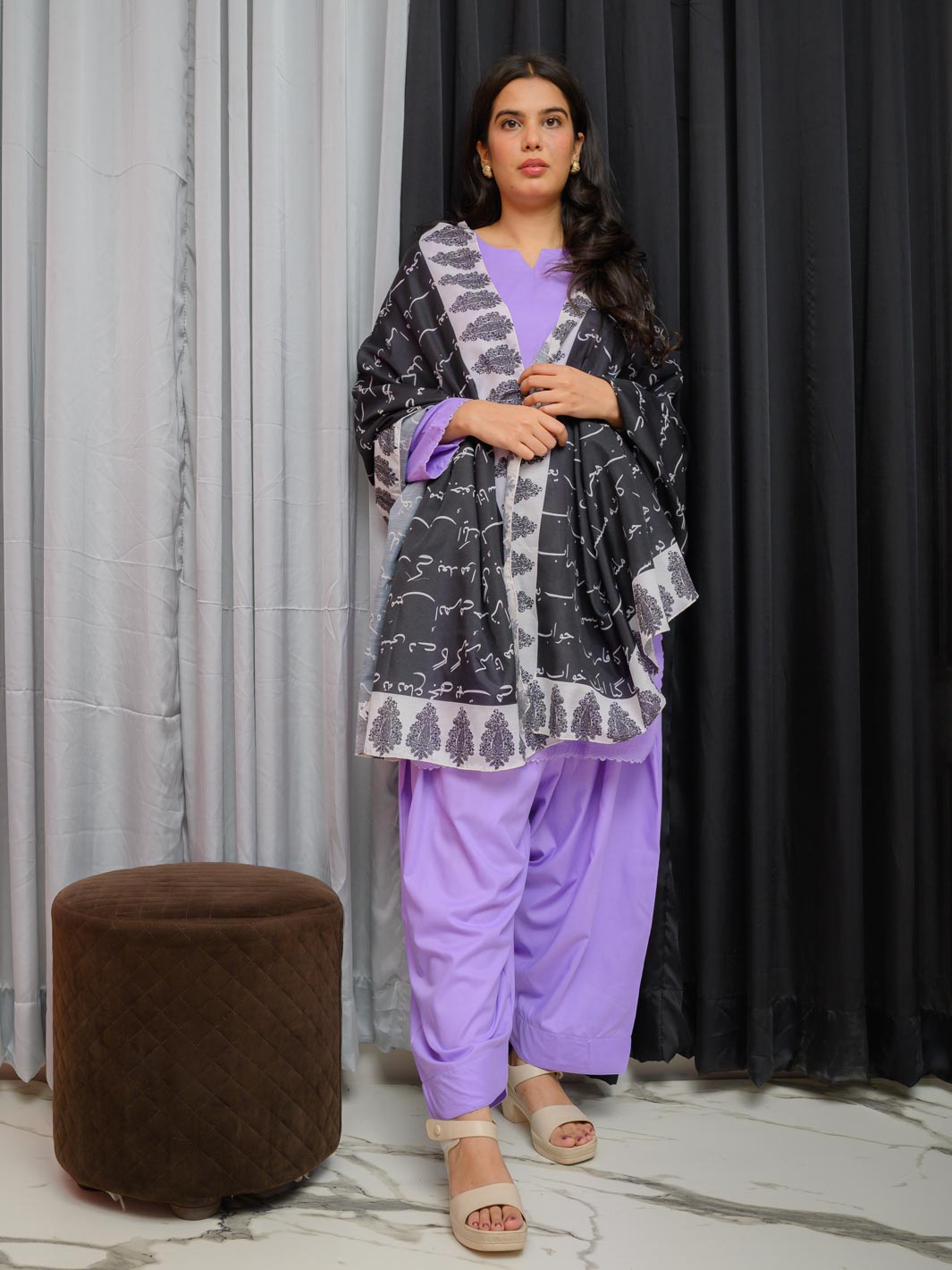 Dastaan  Dupatta (Black)