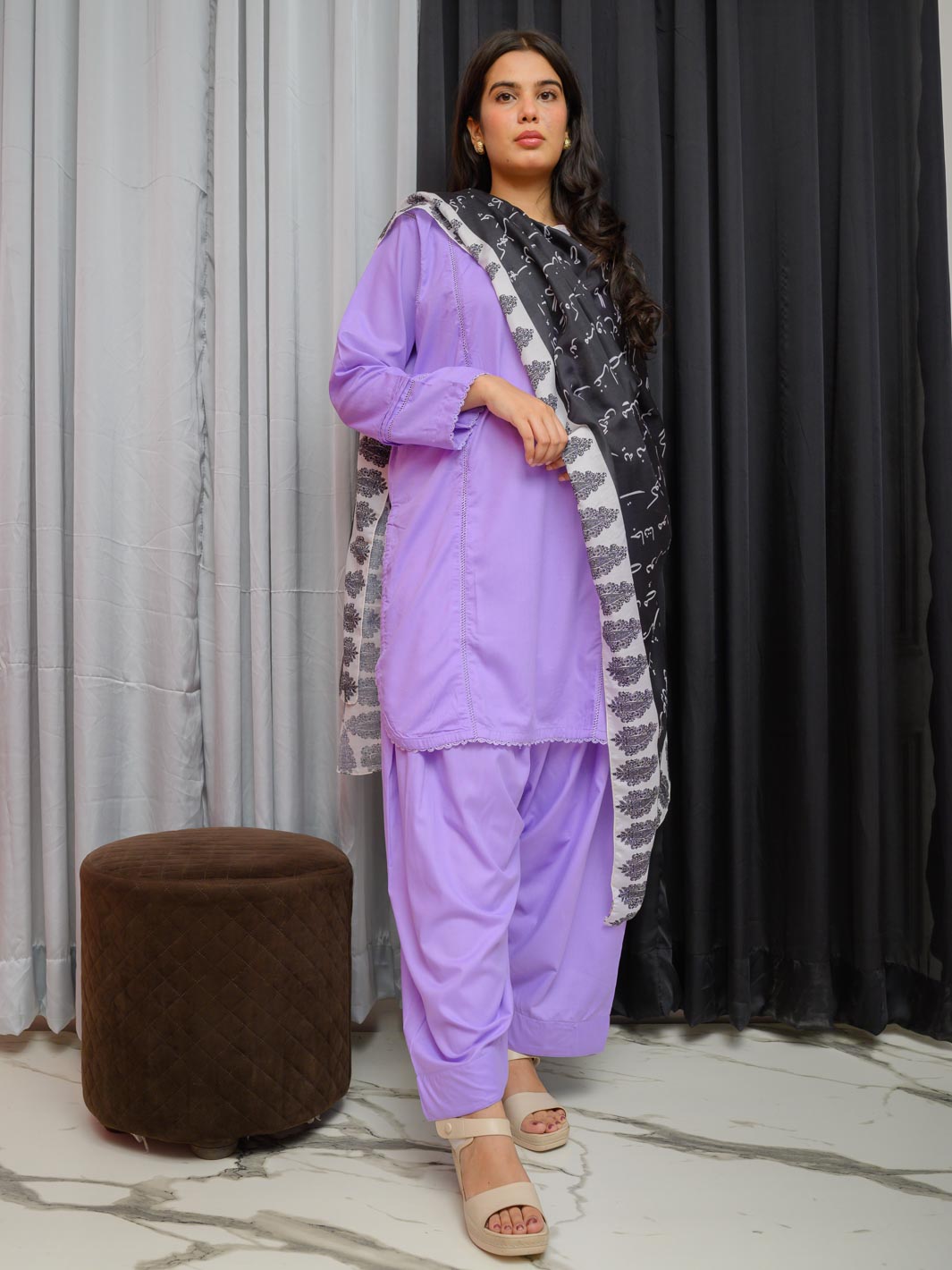 Dastaan  Dupatta (Black)