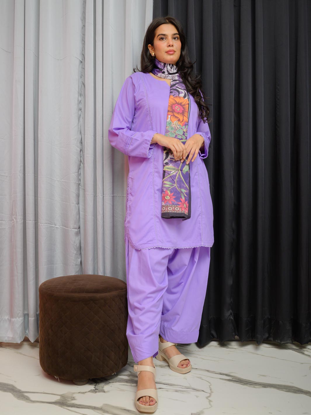 Kamal Stole (Purple)