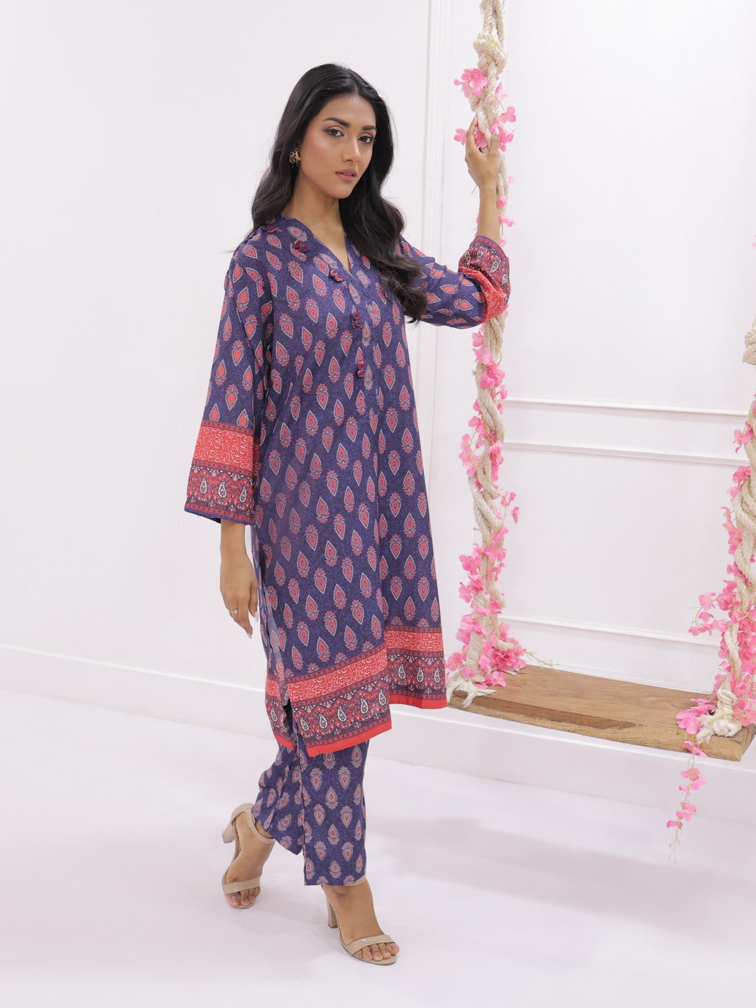 Khuaab Stitched 3 Pc