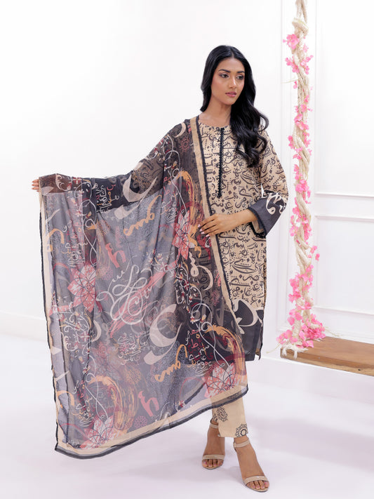 Khushi Stitched 3 Pc