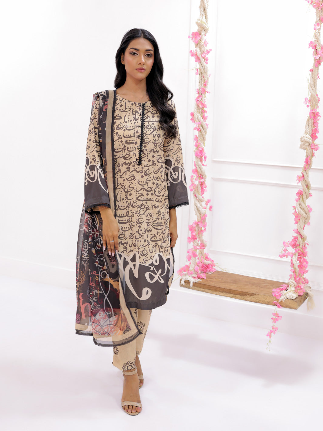 Khushi Stitched 3 Pc