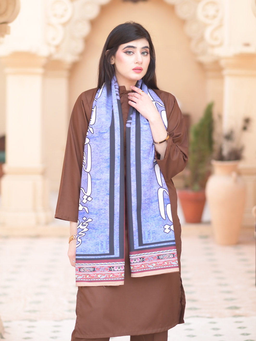Dosti Stole (lilac)