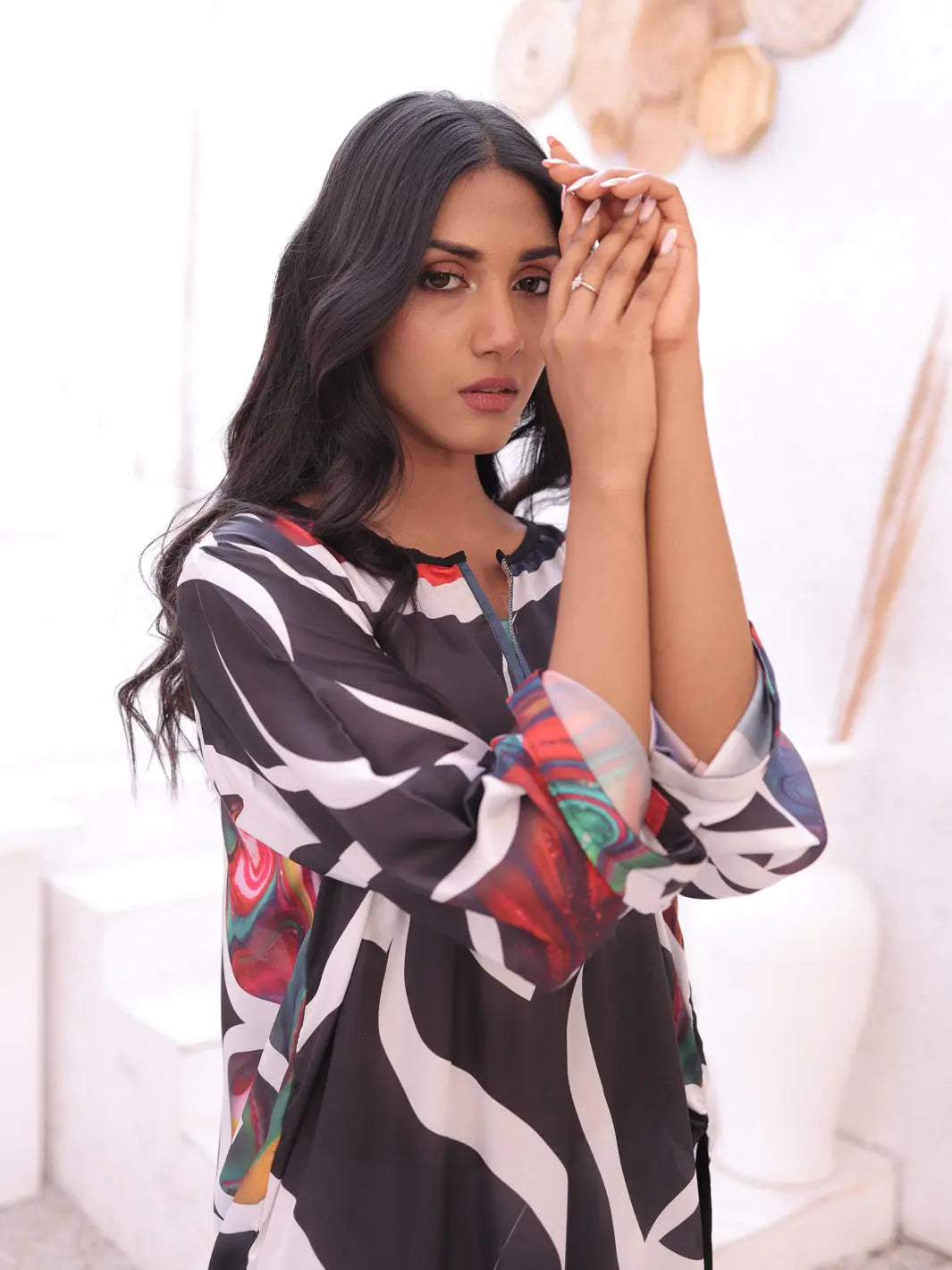 Gulzaar Shirt (Silk Crepe)