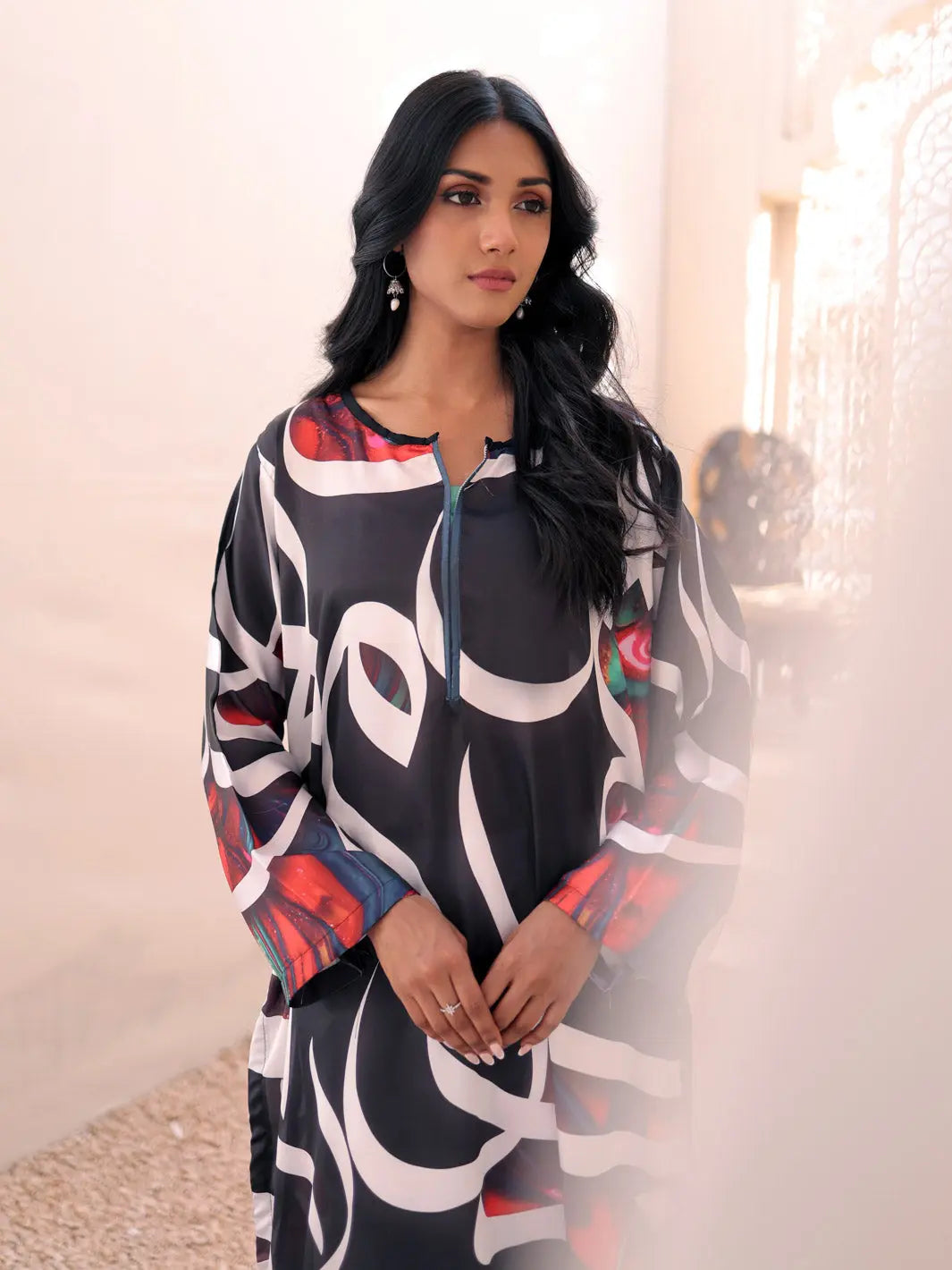 Gulzaar Shirt (Silk Crepe)