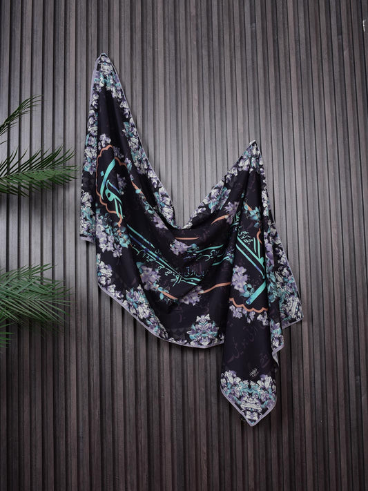 Gulaab Stole (Black)