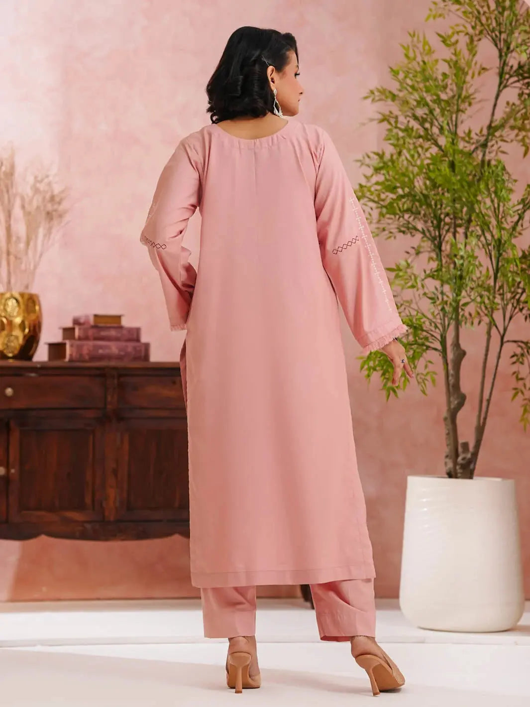 Zubiya | Co-Ord Set | Blush Pink