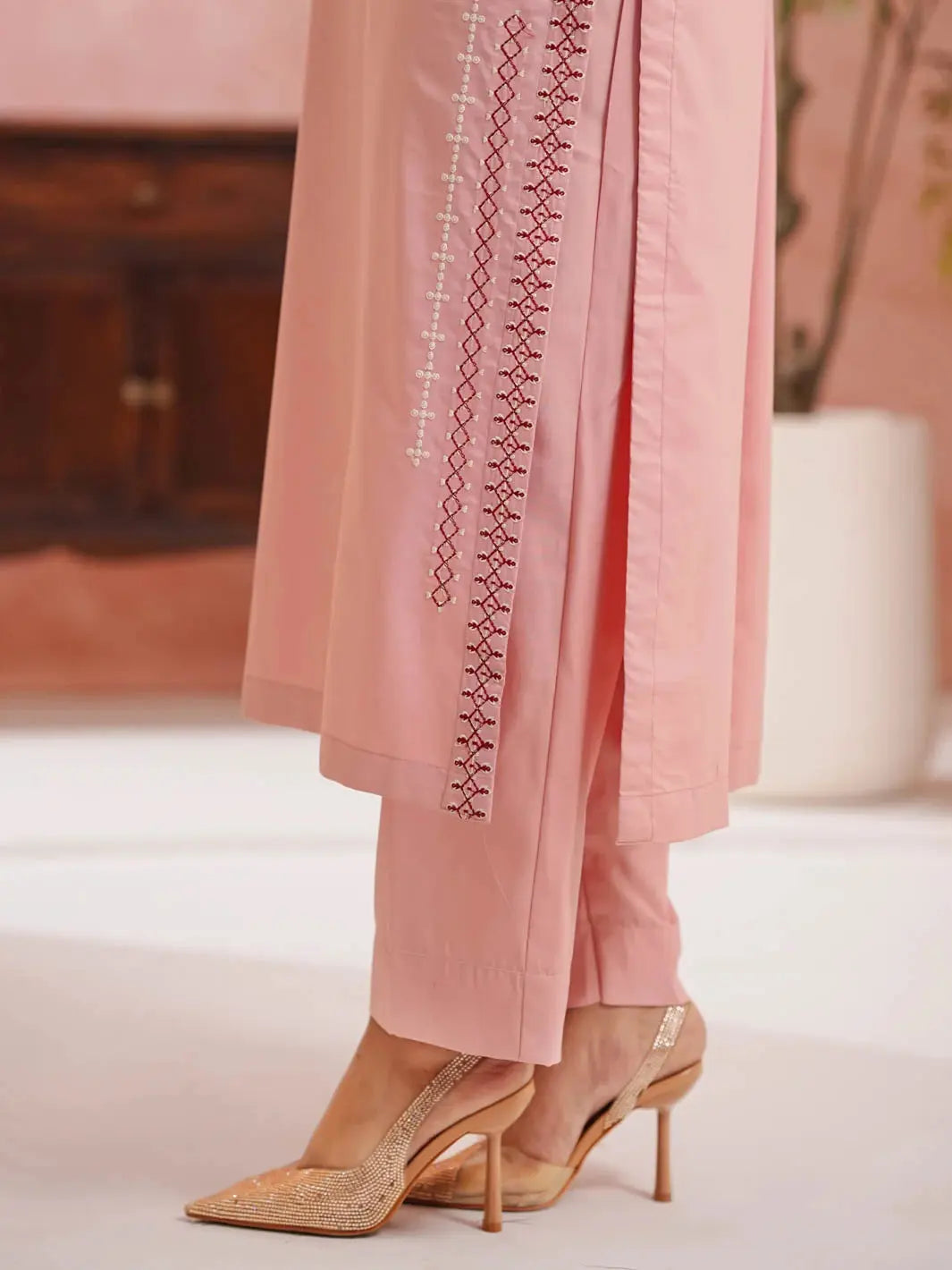 Zubiya | Co-Ord Set | Blush Pink