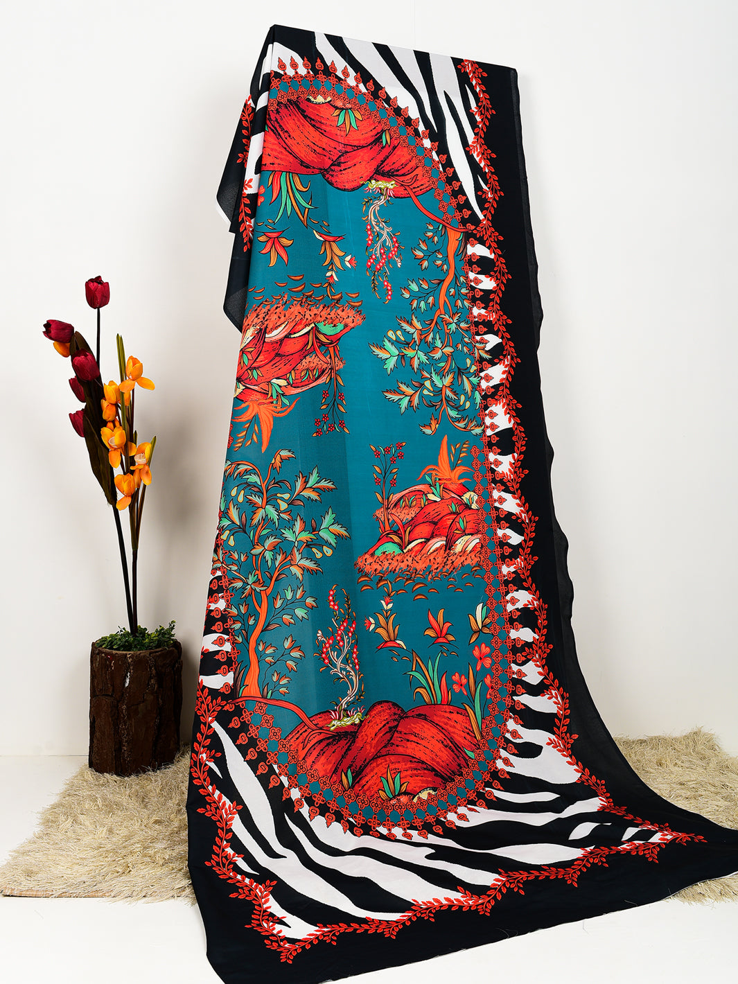 Zebra Voile Dupatta