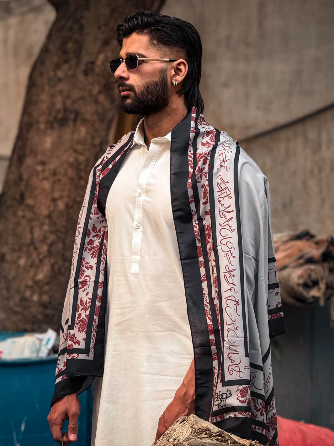 Chahat Stole (Grey - Men)