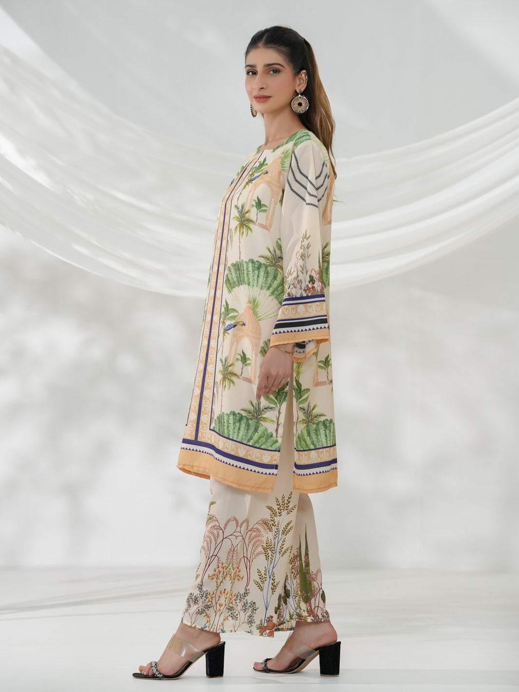 Mehak Co-Ord Set (OffWhite)