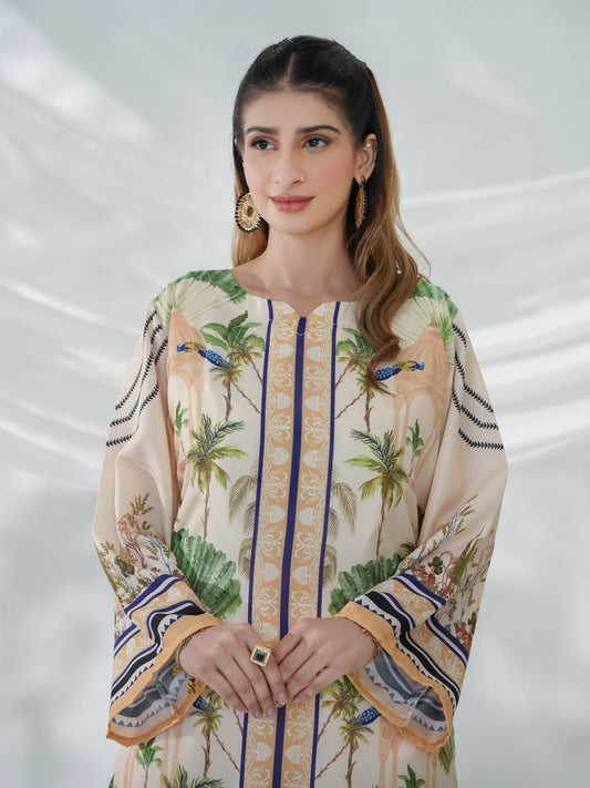 Zaitoon Co-Ord Set (OffWhite)