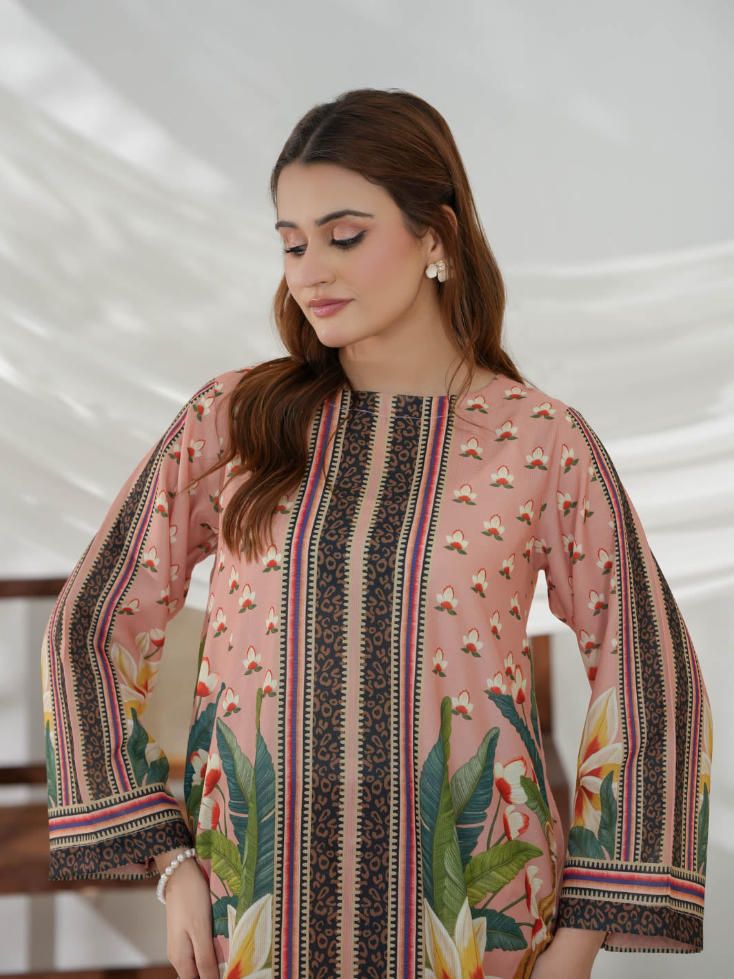Rangrez Co-Ord Set (Peach)