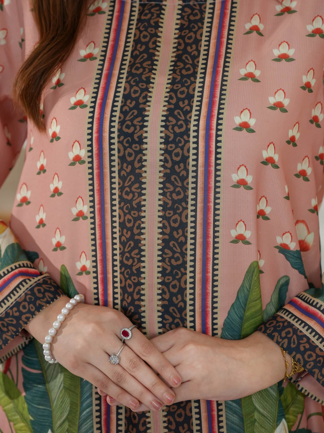Rangrez Co-Ord Set (Peach)