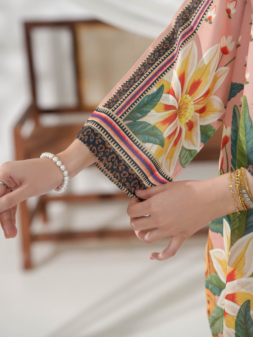 Rangrez Co-Ord Set (Peach)