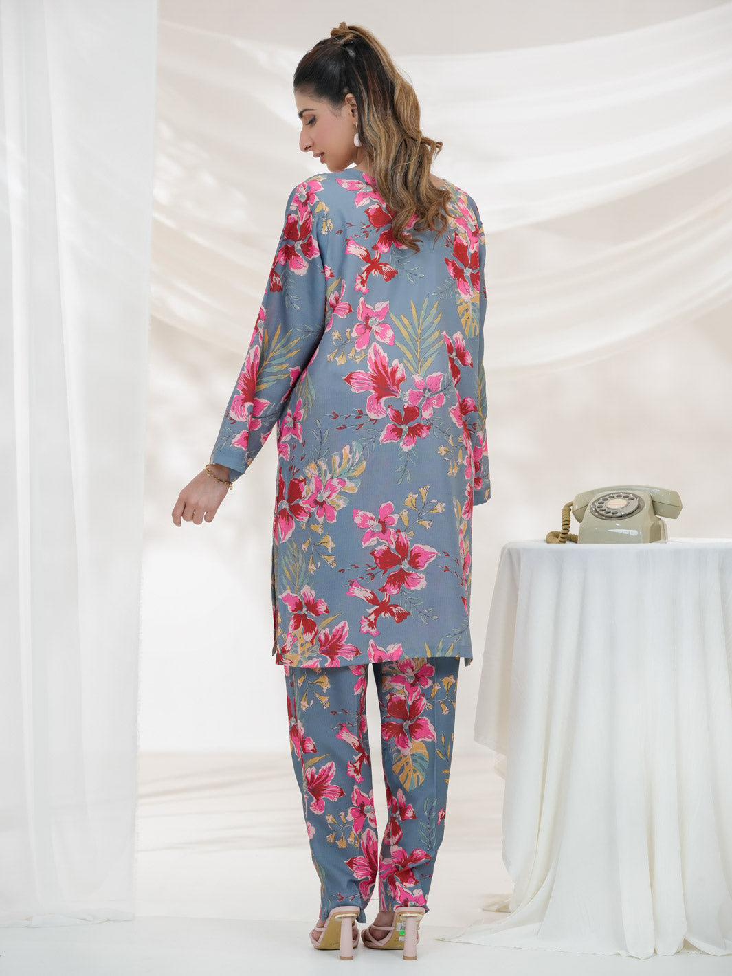 Gulzaar Co-Ord Set (Grey)